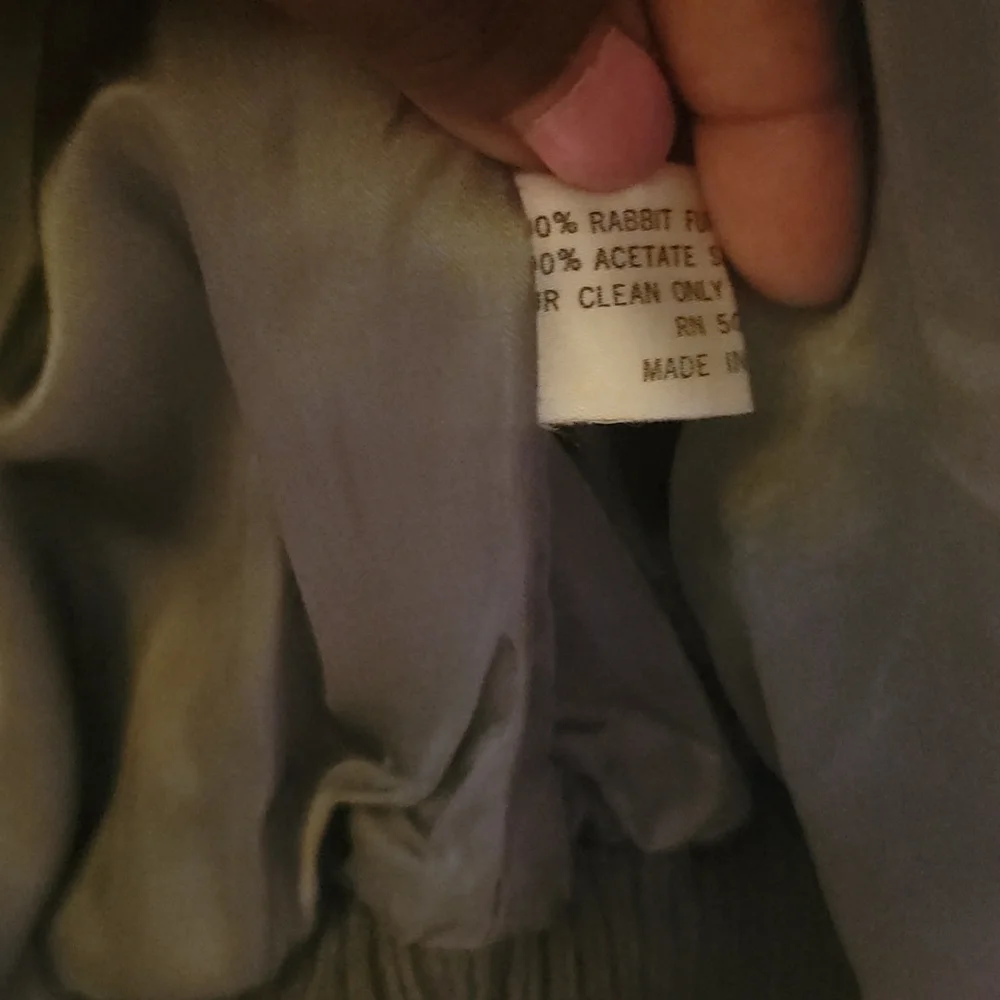 Ladies Rabbit Fur Jacket - Picture 3 of 5